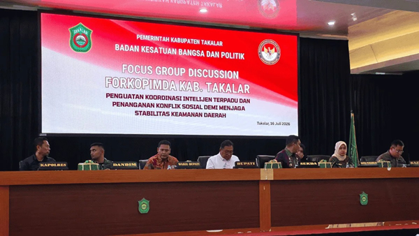 Forkopimda Takalar Perkuat Koordinasi Intelijen untuk Cegah Konflik Sosial