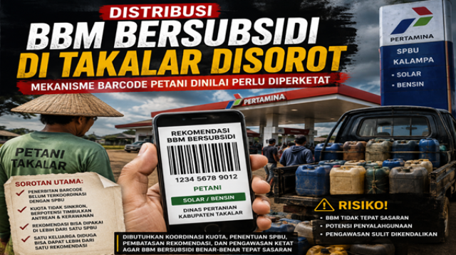 BBM Subsidi Takalar Disorot, Barcode Petani Diduga Buka Celah Penyalahgunaan