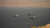 Selat Hormuz. (Foto: REUTERS/Stringer) Iran Kunci Selat Hormuz, AS Diminta Bayar Kompensasi Perang