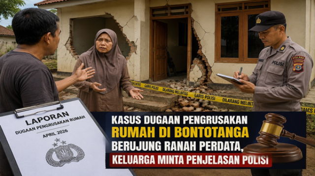Kuasa Hukum Dahlia Bantah Perkara Pengrusakan Rumah Bontotanga Murni Perdata