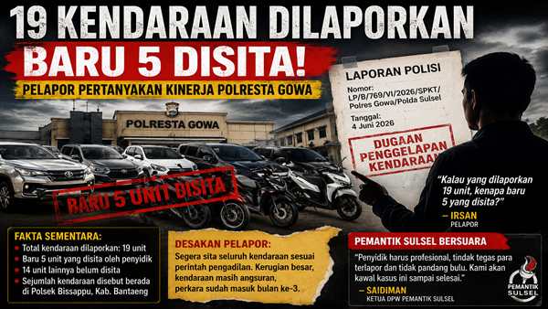 Tiga Bulan Berproses, 14 Kendaraan Masih Dipertanyakan: Ada Apa dengan Kasus Ini?