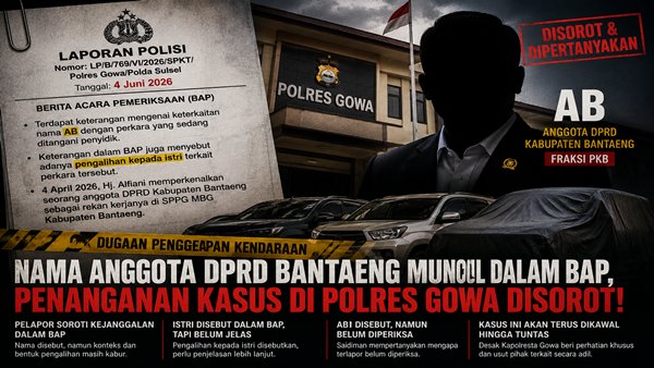 Ilustrasi Visual dibuat dengan AI Saidiman Desak Kapolresta Gowa Beri Perhatian Khusus pada Kasus Dugaan Penggelapan