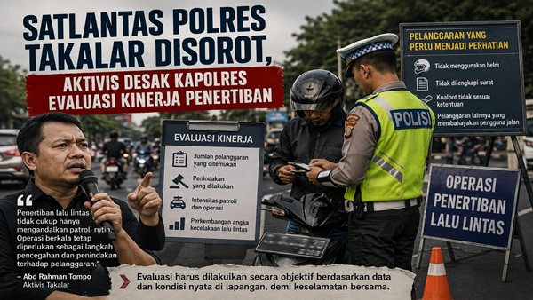 Satlantas Polres Takalar Disorot, Aktivis Desak Kapolres Evaluasi Kinerja Penertiban