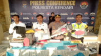 Tiga Pemalsu STNK di Kendari Diringkus, Hasil Kejahatan Dipakai Beli Sabu dan Judol